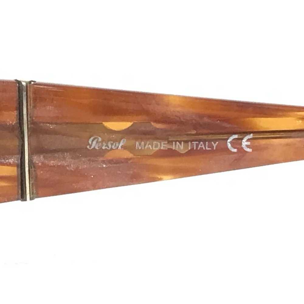 Persol Sunglasses 2842-S 765/3C Brown Rectangular Frames with Brown Lenses